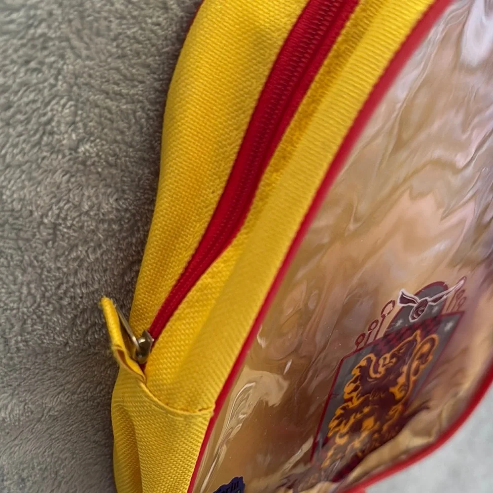 Harry Potter Gryffindor Kids Mini Backpack – Clear Front School Bag Red Yellow